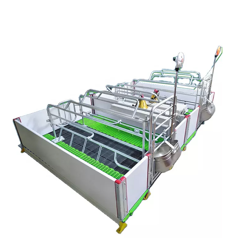 Jaulas de parto para cerdas europeas, cama para corral para cerdas, jaula para gestación de cerdos, equipo de granja porcina 