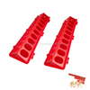  Comederos automáticos para aves de corral, color rojo, para palomas, caja de alimentación para pájaros, LMB-02