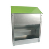 Alimentador de pollos y aves de corral galvanizado de Metal, comederos automáticos personalizados de alta calidad para comida de pollitos al aire libre para granja LM-133