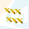 Bebedores automáticos de tetina para conejos, bebederos de plástico para roedores, bebederos para animales LMR-04 
