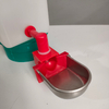 Equipos automáticos para aves de corral KIT de bebederos para animales pequeños/mascotas/conejitos/hurones/pollos/hámster/cobayas Vaso metálico para beber roedores LM-120