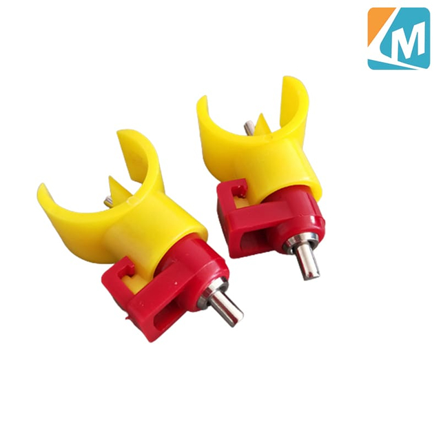 Bebedero automático, alimentador y bebederos para aves de corral, bebederos con tetina para pollos, agua potable para gallineros, LM-46