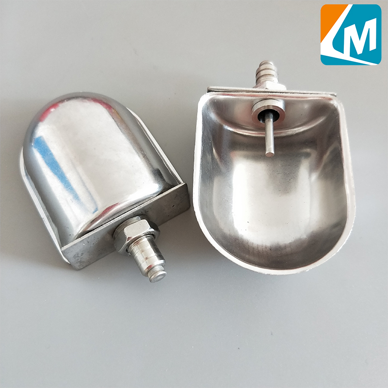  Bebedero para conejos, dispensador de acero inoxidable, alimentador de agua para conejos con cuenco, taza automática para beber para conejos, LMR-13