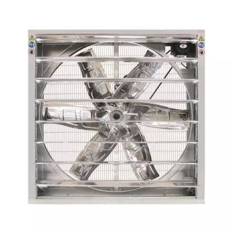 Extractor de ventilación industrial montado en la pared grande de fábrica 48 pulgadas 50 pulgadas 60 pulgadas para aves de corral, casa de cerdos