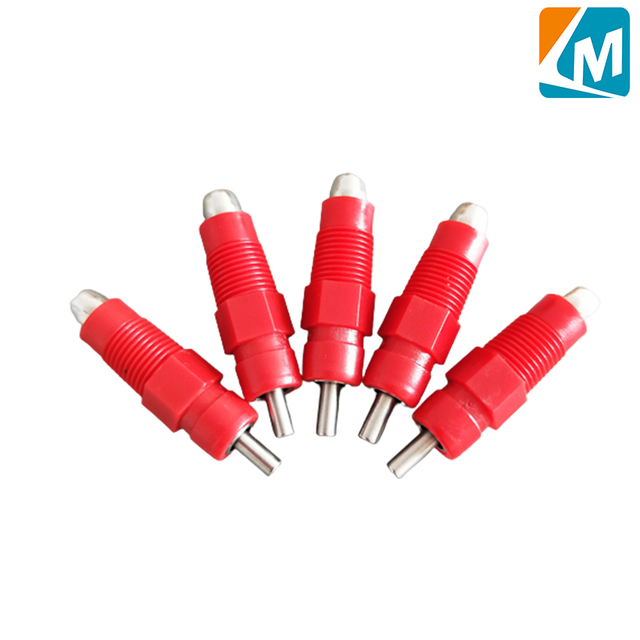 Bebedor de tetina para pollo al por mayor para aves de corral, línea de consumición para casas de aves de corral, bebederos para animales LM-12