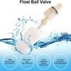 Rosca de válvula de bola flotante de plástico en miniatura para tanque de agua pequeño, dispensador de agua, purificador de agua LML-31-32