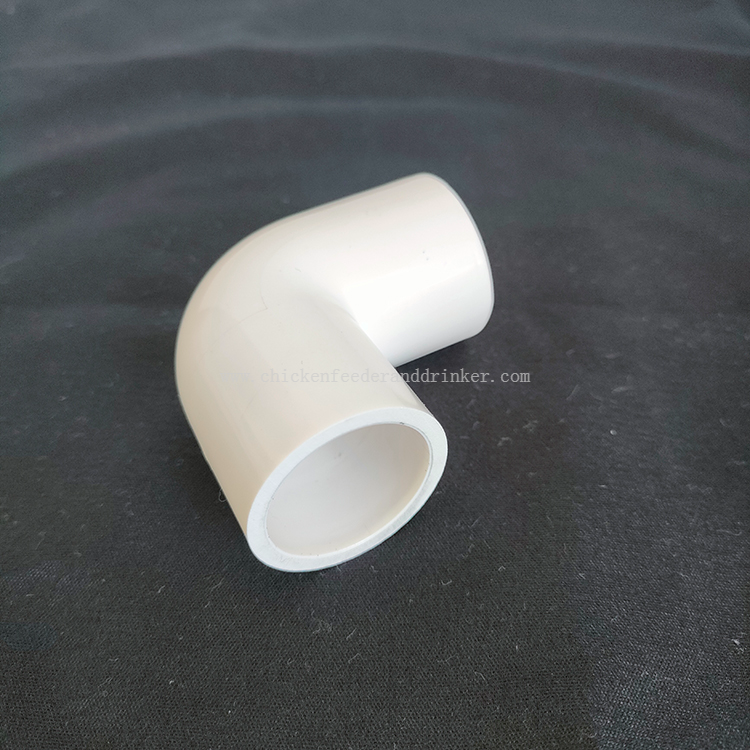 Drenaje de alta calidad y suministro de agua, accesorio de PVC hidropónico de plástico, codo ips de 4mm, tubería de plástico LML72