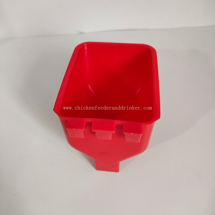 Alimentador de aves de corral de plástico, taza de alimentación de alimentos para aves de corral, palomas, loros, periquitos, jaula LMB-22