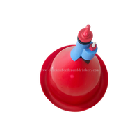 Bebedero de campana Plasson de alta calidad, bebederos para pollitos, bebedero automático colgante para aves de corral, bebedero de campana para pollo a la venta LM-93