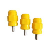 Bebederos para aves de corral Tetina para línea de bebederos y línea de alimentación Tetina para bebederos de pollos para pollos Pollitos de engorde Gallinas ponedoras Granjas