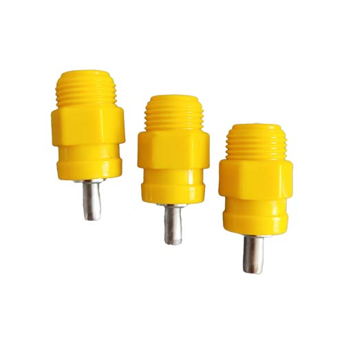 Bebederos para aves de corral Tetina para línea de bebederos y línea de alimentación Tetina para bebederos de pollos para pollos Pollitos de engorde Gallinas ponedoras Granjas