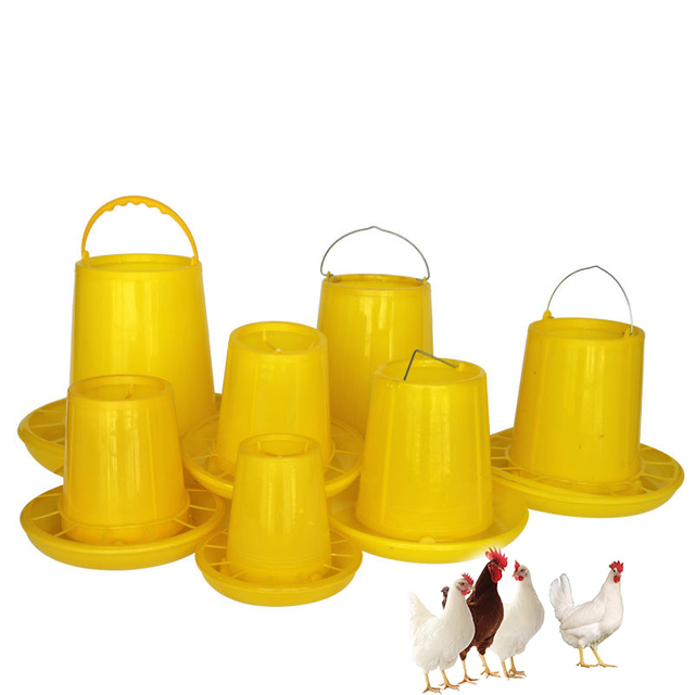 Alimentador de plástico para pollos, bebederos y comederos para aves de corral, comederos y bebederos de plástico para pollos