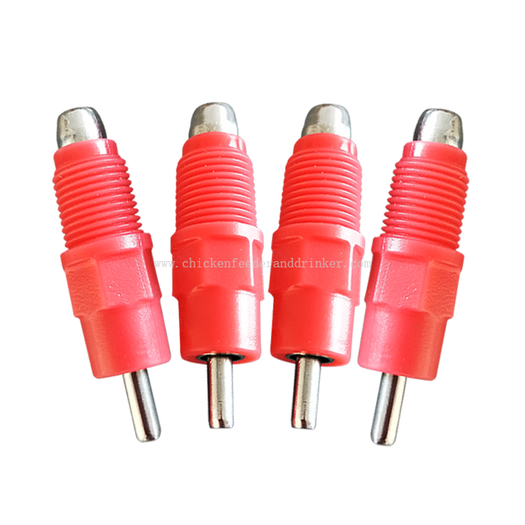 Equipo para animales DIY, bebedor de tetina para pollitos fiel, superventas, sistema de línea de bebida para granja de pollos, LM-07