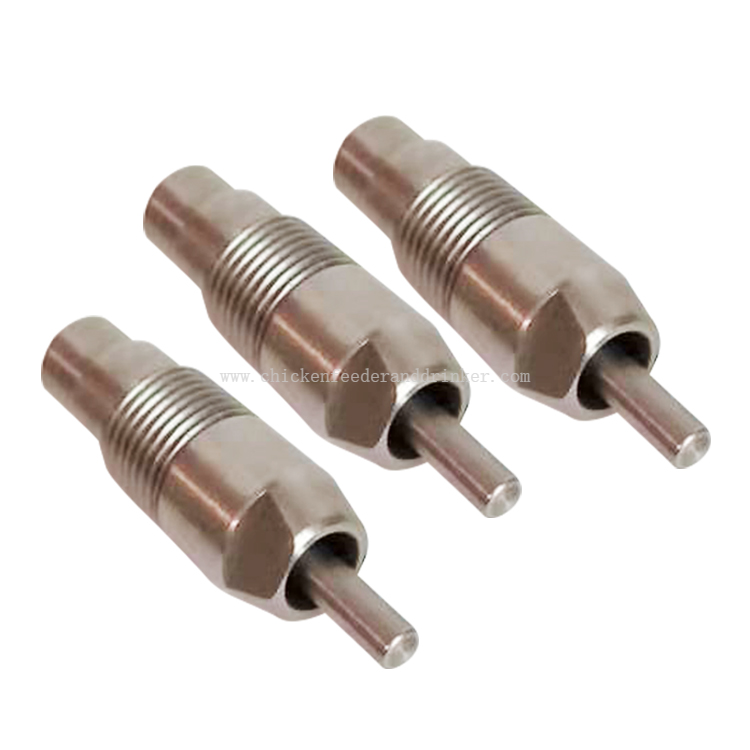 Bebederos de tetina para parrilla de acero inoxidable para aves de corral, pollos, conejos, línea de sistema de bebida LM-06
