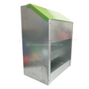 Alimentador de pollos y aves de corral galvanizado de Metal, comederos automáticos personalizados de alta calidad para comida de pollitos al aire libre para granja LM-133
