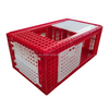 Jaula plegable de LMC-04, jaula de transporte para aves de corral vivas, caja para gansos, jaula para transporte de aves de corral de pavo