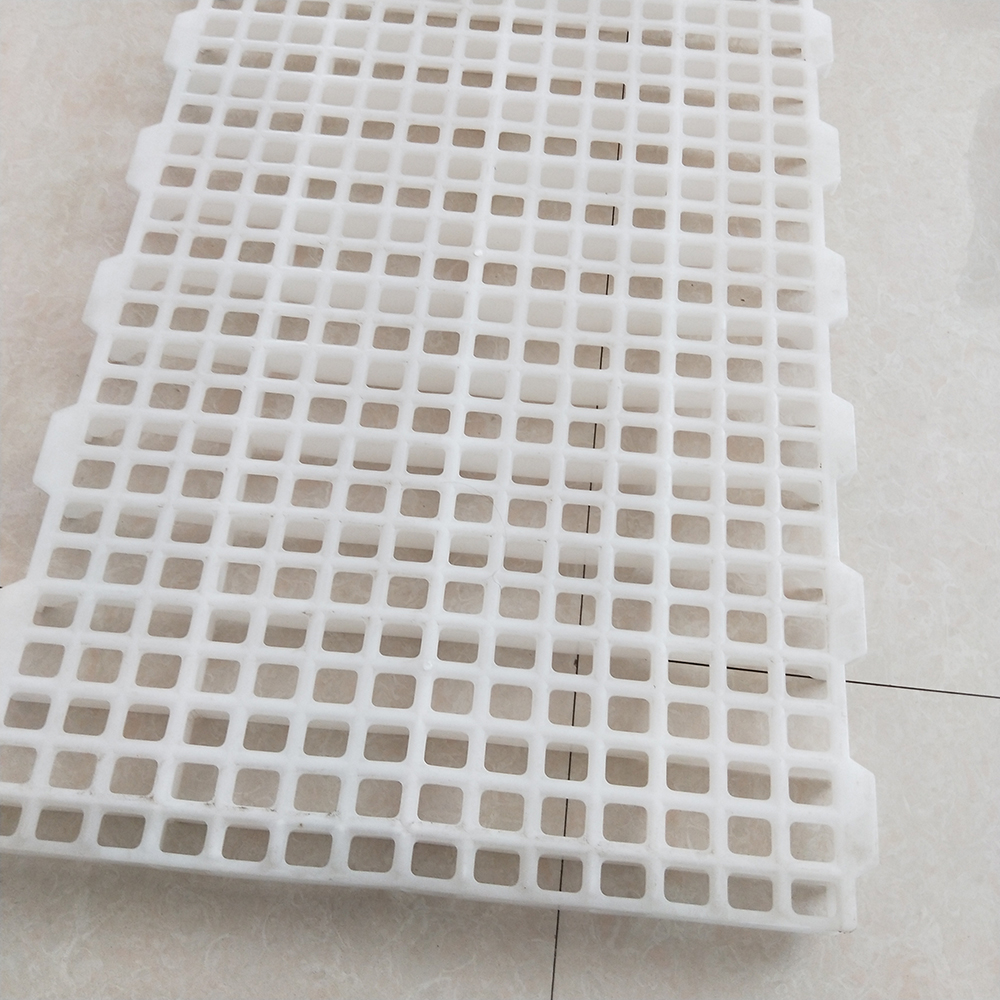 Piso de estiércol con fugas de aves de corral Tablero de estiércol de fugas de pollo de plástico Piso de listones de plástico de pollo de pato y ganso para granja avícola LML-43