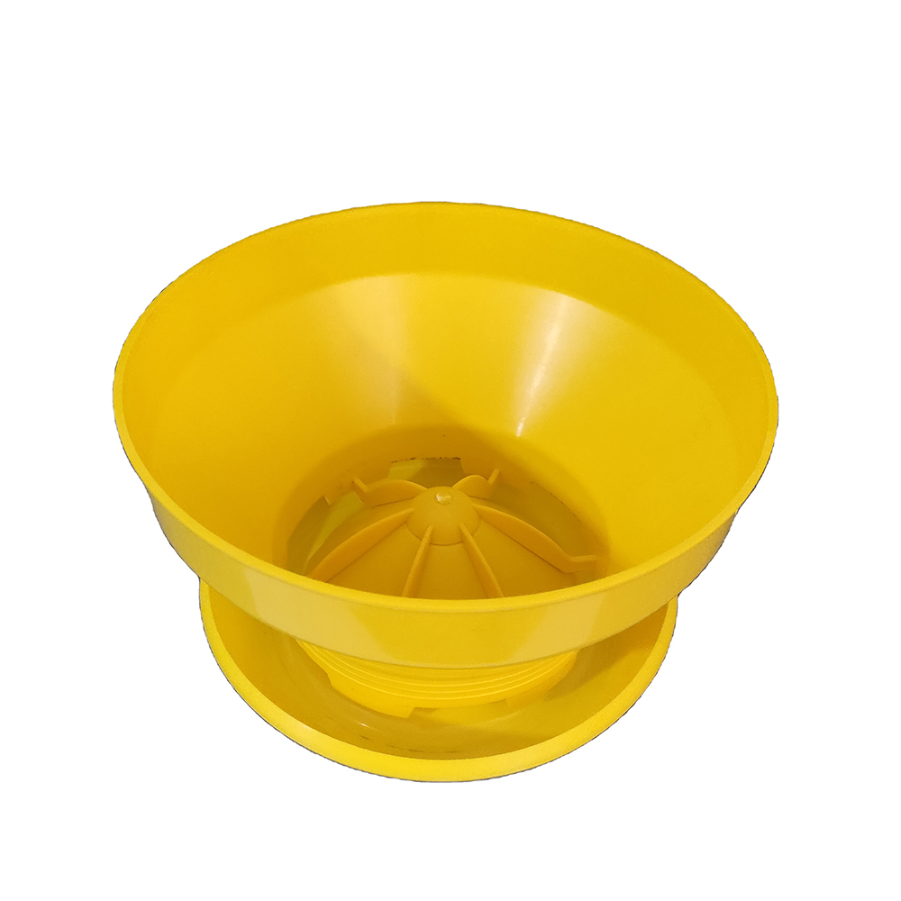 Alimentador automático Turbo para pollitos, comederos para pollos de 6kg, cubo de alimentación de plástico para aves de corral, LM-109 para gallinero