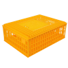 Jaula de transporte para pollos vivos, caja de volumen de aves de corral, caja de transporte plegable de plástico para pato, pollo, Paloma, LM-89