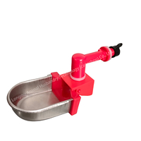 Equipos automáticos para aves de corral KIT de bebederos para animales pequeños/mascotas/conejitos/hurones/pollos/hámster/cobayas Vaso metálico para beber roedores LM-120