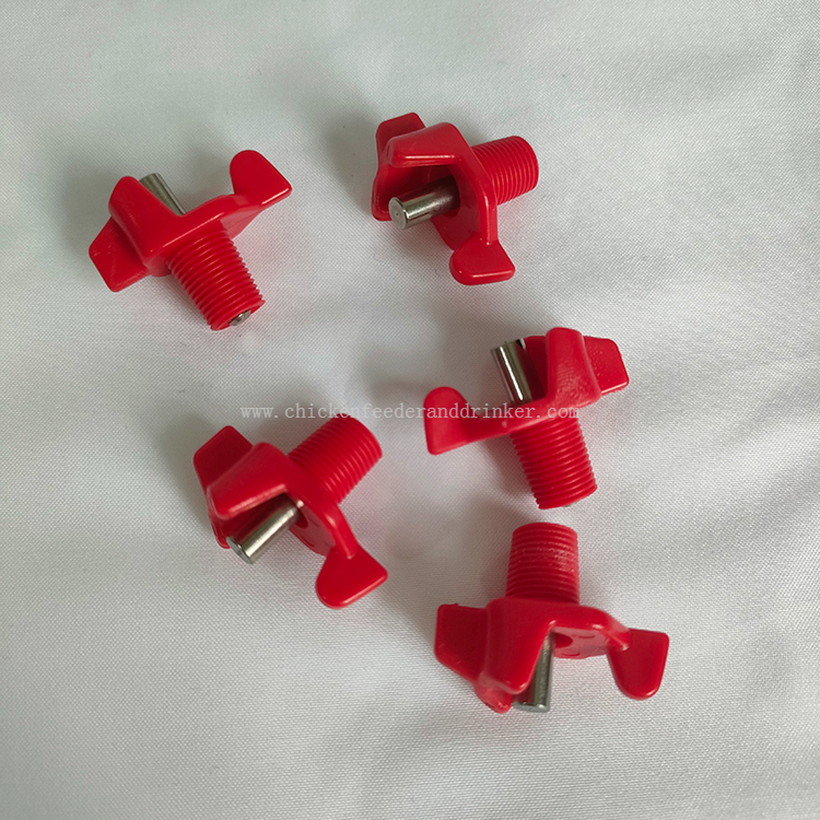 Bebedor de tetina Horizontal, tetinas automáticas para beber, para pato, ganso, pollito, pájaro, bebederos de montaje lateral, LM-131