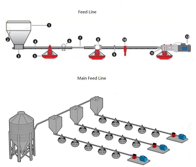 Línea de alimentación