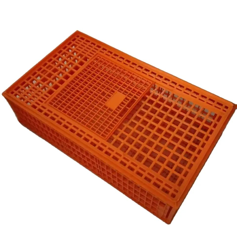 Jaulas de pájaros de transporte de plástico de alta calidad para pollos vivos/jaulas de transporte de pollos/caja de transporte de aves de corral