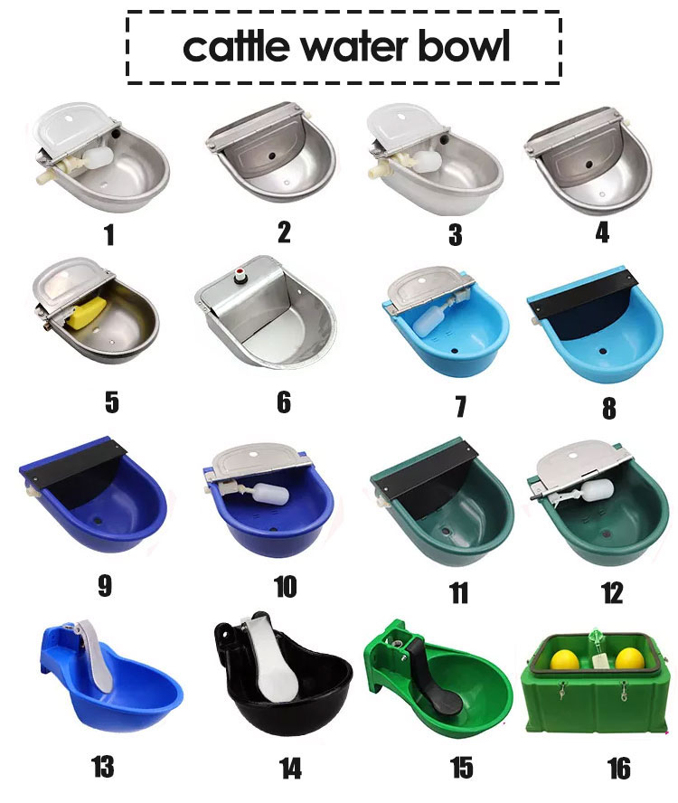cuenco de agua para ganado