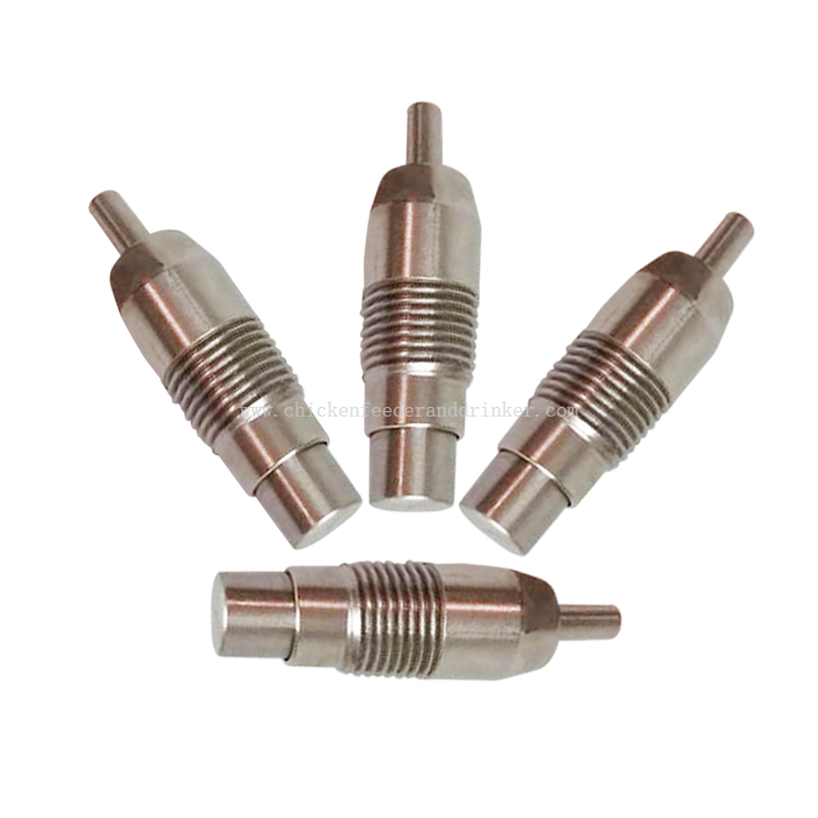 Bebederos de tetina para parrilla de acero inoxidable para aves de corral, pollos, conejos, línea de sistema de bebida LM-06
