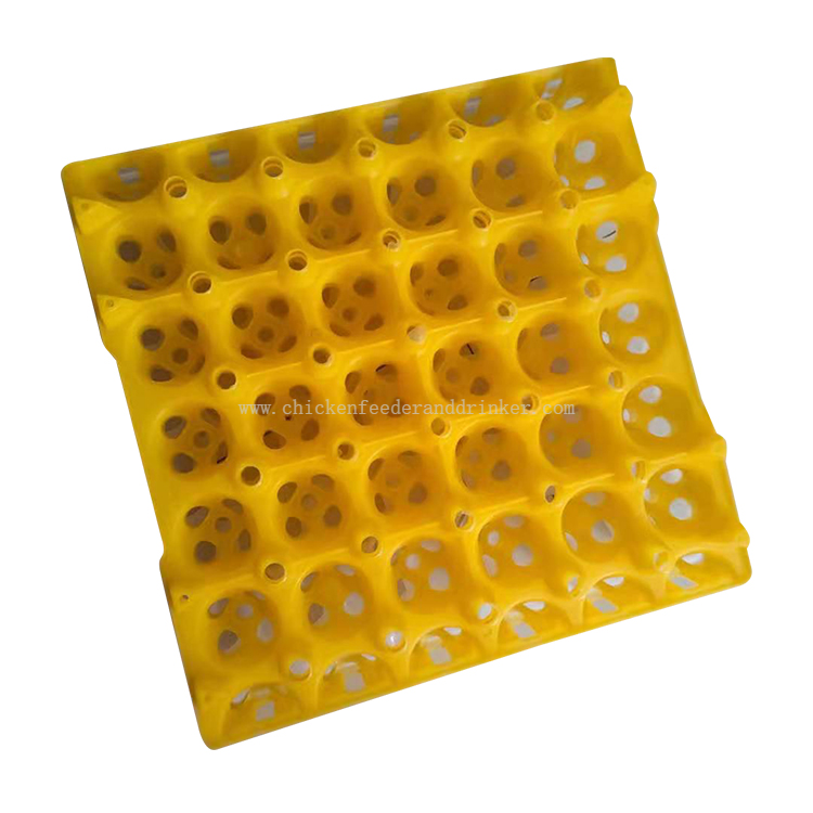 Bandeja de huevos de plástico para 30 huevos de gallina, plataforma apilable para huevos, equipo para aves de corral LM-86