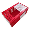 Jaula plegable de LMC-04, jaula de transporte para aves de corral vivas, caja para gansos, jaula para transporte de aves de corral de pavo