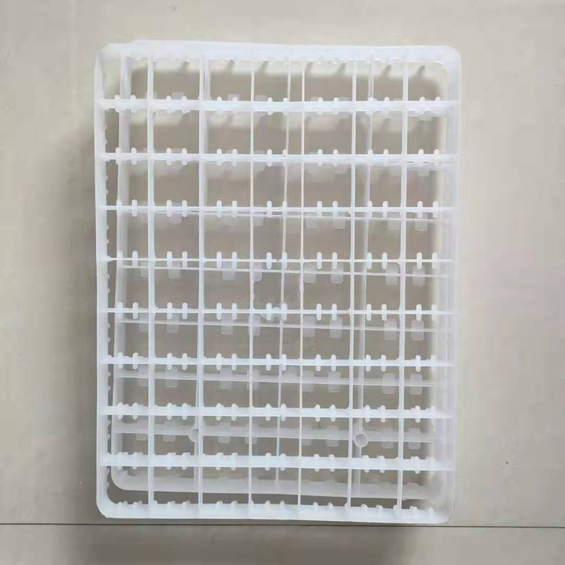 Bandejas de plástico para huevos, paleta de huevos apilable, 63 bandejas de incubación de huevos, equipo para aves de corral LM-88