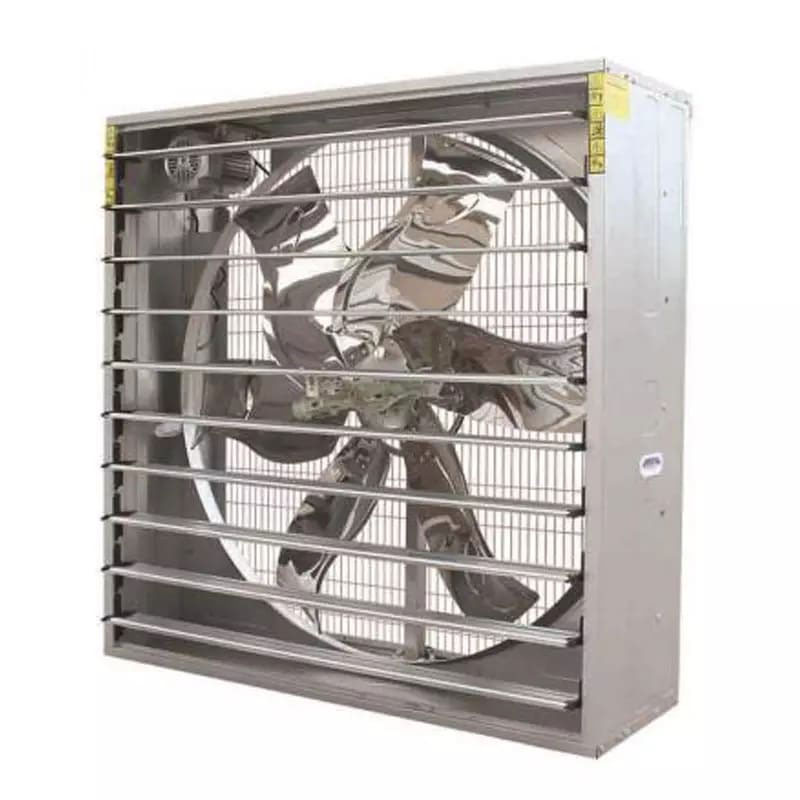 Extractor de ventilación industrial montado en la pared grande de fábrica 48 pulgadas 50 pulgadas 60 pulgadas para aves de corral, casa de cerdos