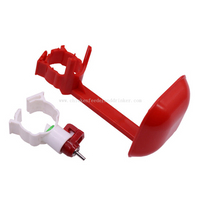 Bebederos automáticos para aves de corral, vasos de plástico para pollos, pollos de engorde, lubricación de agua, Nippl LM-59