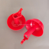 Taza de goteo de pezón de plástico redonda, taza colgante automática para agua potable, taza de agua para pollo, taza de goteo para aves de corral, LM-64