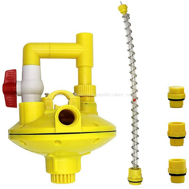 Kit de regulador y extremo para aves de corral, molde de pastor grande para granja de pollos moderna, sistema automático de línea de bebedero para aves de corral, LMC-19 -20
