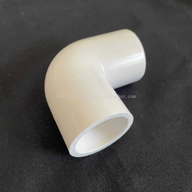 Drenaje de alta calidad y suministro de agua, accesorio de PVC hidropónico de plástico, codo ips de 4mm, tubería de plástico LML72