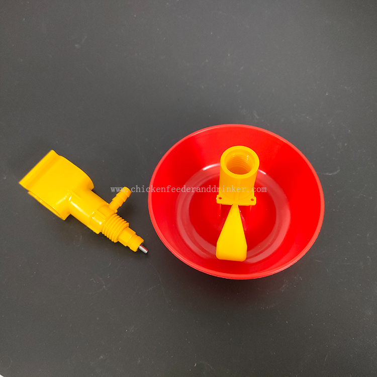 Vaso de goteo automático para aves de corral, pollos y pollos de engorde, uso para sistema y línea de LM-108 de agua potable para aves de corral y gallineros
