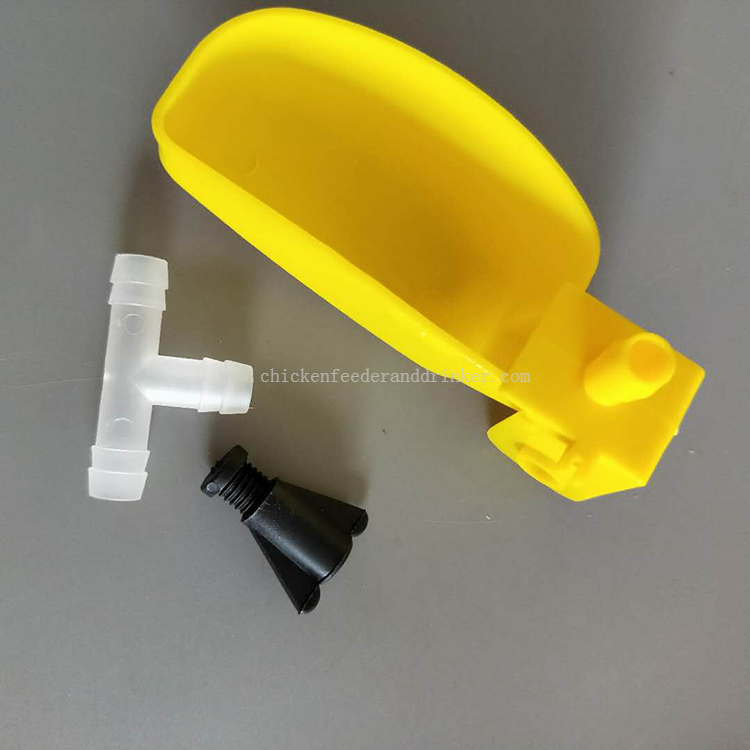 Bebedero automático para pollos, bebederos para tetina para aves de corral, bebedero para palomas y codornices, para tubo de agua LMB-08