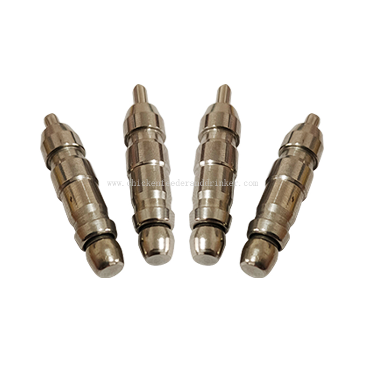 Bebederos para aves de corral, bebedero para pollos de acero inoxidable, bebedero con tetina para conejos, equipos de línea de bebida para aves de corral, LM-05
