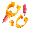 Equipo para animales DIY, bebedor de tetina para pollitos fiel, superventas, sistema de línea de bebida para granja de pollos, LM-07