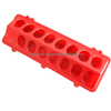  Comederos automáticos para aves de corral, color rojo, para palomas, caja de alimentación para pájaros, LMB-02