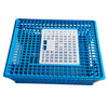 Jaula de transporte para pollos, cajas de transporte para granjas avícolas, jaula de transporte de plástico para pollos de engorde, caja de transferencia para pollos adultos, LM-96