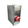 Accesorios para gallinero, comederos automáticos para aves de corral, comederos metálicos a prueba de lluvia para exteriores, para aves de corral, LM-132 para pollitos