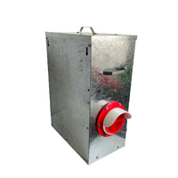 Accesorios para gallinero, comederos automáticos para aves de corral, comederos metálicos a prueba de lluvia para exteriores, para aves de corral, LM-132 para pollitos