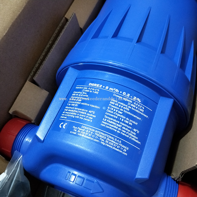 Dosatron D8RE2 bomba dosificadora dispensadora por goteo inyector de riego agrícola para pollo Drinkingline Syetem LML-54