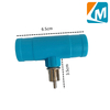 Jaula de alta calidad, alimentador automático de agua de metal para conejos, bebedero con tetina para ratón y conejo galvanizado, LMR-24