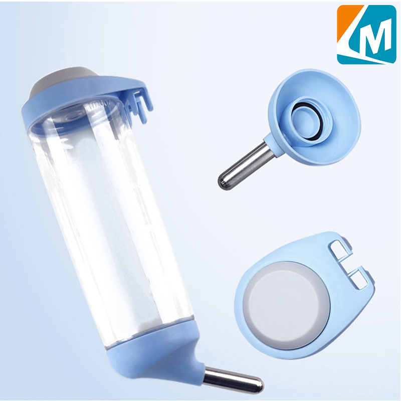 Bebedero automático para conejos, suministros para mascotas, botella de agua para cachorros, gatos, roedores, bebedero colgante portátil, dispensador de botellas, LMR-23
