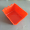Bebedero cuadrado de plástico rojo, cuenco para beber para palomas, aves de corral, para alimentación en jaula, LMB-12
