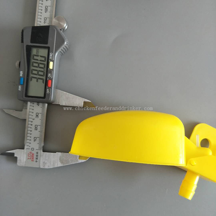 Bebedero automático para pollos, bebederos para tetina para aves de corral, bebedero para palomas y codornices, para tubo de agua LMB-08